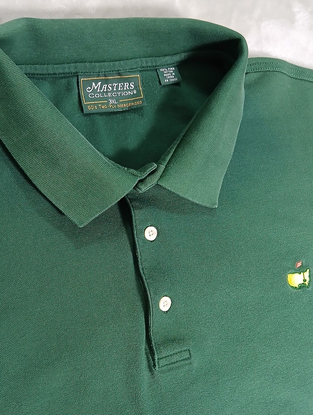 Masters Collection Golf Polo Shirt 3XL Men's Augusta National